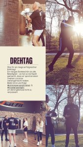 Dreharbeiten in Köln und im Justfit Frechen für Personal Trainer Otman. 